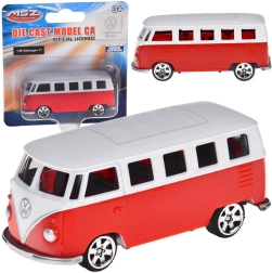 Metāla modelis VOLKSWAGEN T1 1:56 sarkanbalts