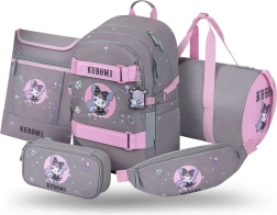 Skolas komplekts 5 daļas Baagl Skate Kuromi Grey