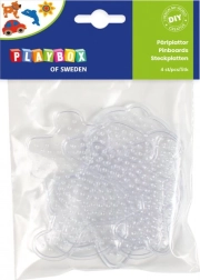 Playbox pamatnes gludināmajām pērlītēm – komplekts 4 gab.