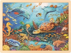Wooden Puzzle Great Barrier Reef 96 Pieces Goki