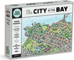 Galison puzle Pilsēta Sanfrancisko līcī 2v1, 1000 gab.