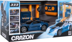 RC sporta auto ar uzpildes staciju