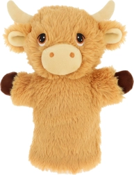 Plīša roku lelle Augstkalnu govs