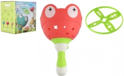 Darbības rotaļlieta — Varde ar izšaujamām propelleru spārnēm