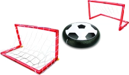 Gaisa futbols ar gaismas efektiem un vārtiem 18 × 18 cm