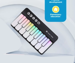 Melnā mini klavierīte bērniem