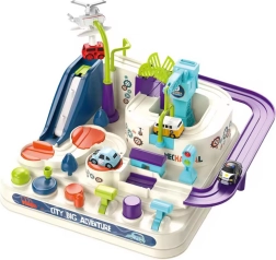 Woopie interaktīvais automobiļu šķēršļu trases komplekts Pilsētas transportlīdzekļi