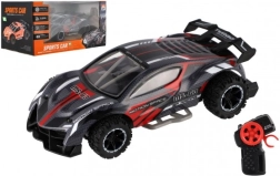 RC sporta auto 2,4 GHz 20 cm uz baterijām – Sarkana