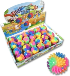 Masāžas bumbiņa ar mirgojošu gaismu