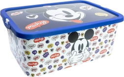 Plastmasas uzglabāšanas kaste 13 l MICKEY ar vāku