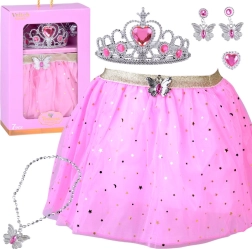 Kostīms mazajai princesītei – feja tauriņš: rozā tutu svārki un rotaslietas