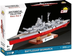 Konstruktoru komplekts kaujas kuģis BISMARCK 1:700 (590 detaļas)