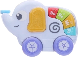 Interaktīvs zilonis ar klavierītēm ar gaismas un skaņas efektiem