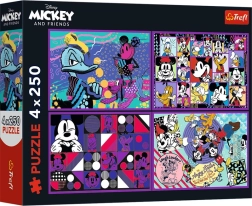 Puzle 4×250 detaļas MICKEY MOUSE