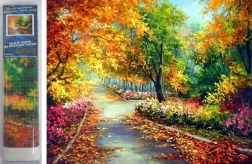 Diamond Painting Autumn in the Park 30 × 40 cm