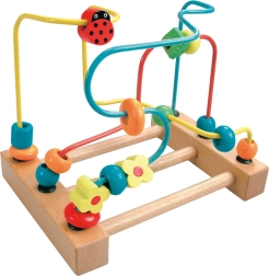 Bino Wooden Bead Maze Ladybug