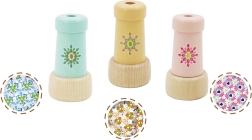 Kaleidoskops koka, krāsains