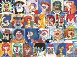 Ravensburger puzle Alfabēts sejās, 500 gabaliņu