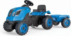 Minamais traktors Farmer XL ar piekabi – Zils