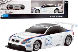 Sacīkšu RC auto 1:24 BMW M3 GT2 baltā krāsā