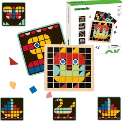 Tooky Toy Montessori koka mozaīka