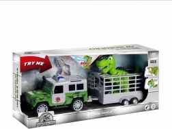 Auto ar piedziņu JEEP ar dinozauru