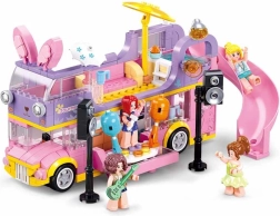 Sluban rokmūzikas dzīvojamais dubultstāvu autobuss – konstrukciju komplekts