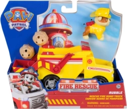 PAW Patrol fire vehicle Rubble – action dump truck for kids