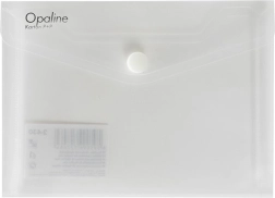 A6 dokumentu mapīte ar spiedpogu Opaline, caurspīdīga