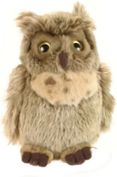 Plush owl 25 cm - 1 piece