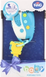 Interaktīvās zilās atslēgas ar baterijām pašiem mazākajiem