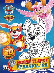 Krāsojamā grāmata Paw Patrol Spēcīgās ķepas