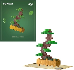 Plus-Plus puķes zaļā bonsai konstruktors