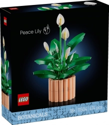 LEGO Botanicals toulitka (Spathiphyllum) – būvēšanas komplekts pieaugušajiem