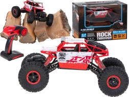 RC auto Rock Crawler 1:18 4WD 2,4 GHz – Sarkana