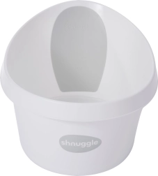 Shnuggle vannīte mazulim ar atbalstu – Balti pelēka