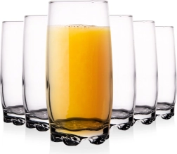 Dzērienu glāzes 370 ml Adora, komplekts 6 gab.
