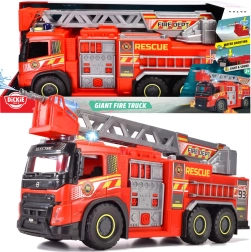 Dickie Toys lielā Volvo SOS ugunsdzēsēju automašīna, 57 cm