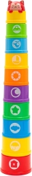 BABY MIX Stacking Numbered Cups with Melody, 10 pieces