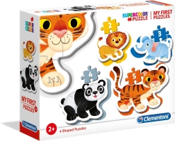 My First Puzzle Safari 4-in-1 (2–5 pieces) CLEMENTONI