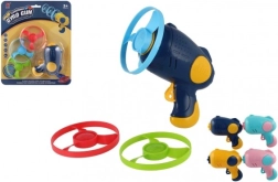 Izšaujamie propelleri ar starta pistoli, 3 gab., plastmasa, dažādas krāsas