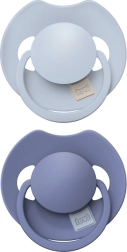 LOVI dinamiskais silikona knupītis Prime 18m+ 2 gab. baby blue/blue