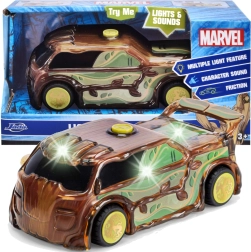 Marvel Light Hero Groot – mazs spīdošs un skaņu auto