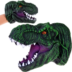 Gumijas rokas lelle T‑Rex – reālistiska dinozaura galva 19 cm