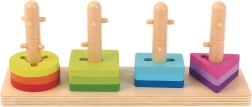 Koka Montessori formu šķirotājs TOOKY TOY