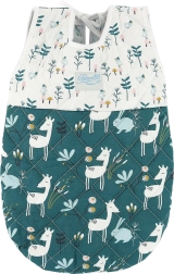 Guļammaiss lellei 36–40 cm PETITCOLLIN, zaļi balts