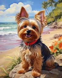 Norimpex Paint by Numbers Yorkshire on the Beach 40 × 50 cm