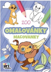 Krāsojamā grāmatiņa A5 Zoo JIRI MODELS