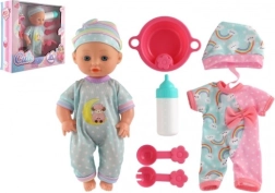 Lelle mazulis ar stingru ķermenīti un aksesuāriem, 25 cm