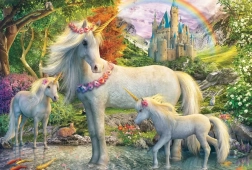 Unicorn Puzzle with Foals 200 Pieces